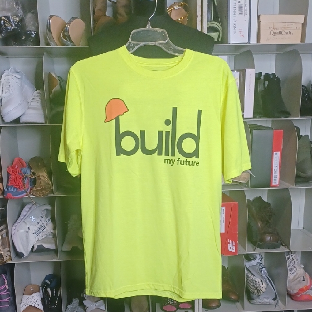 Build My Future Neon Yellow Tee